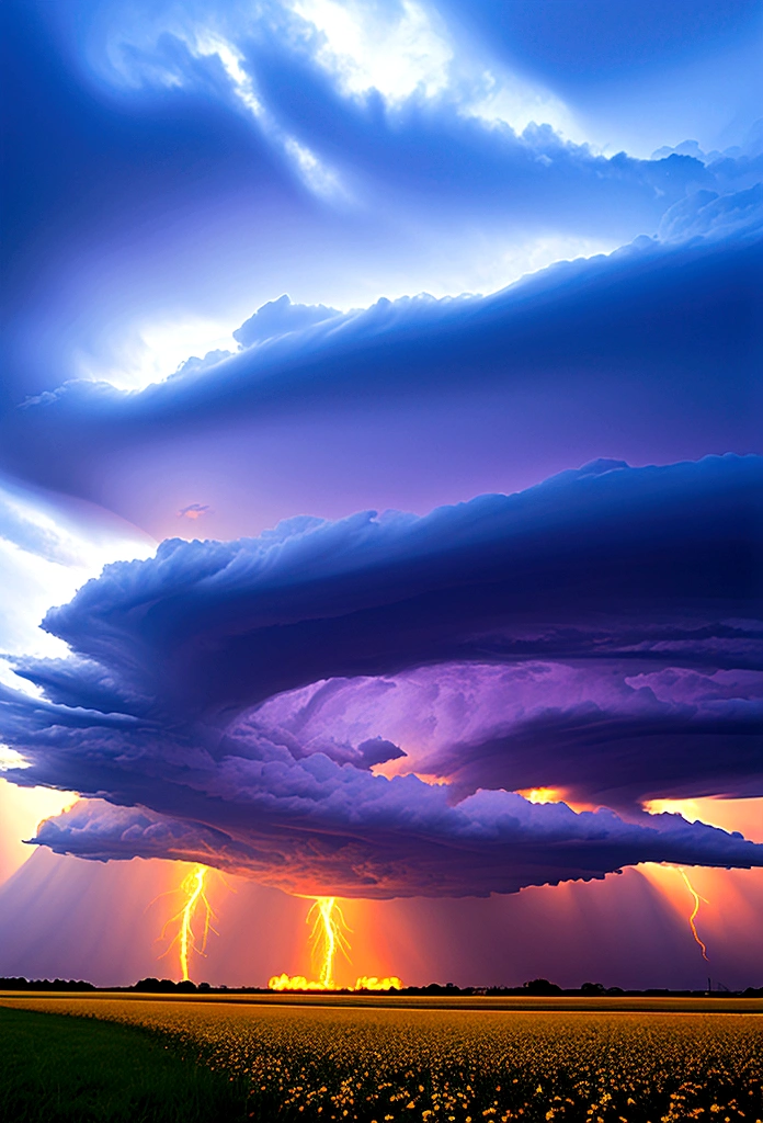  Spectacular phenomena that occur in nature. storms