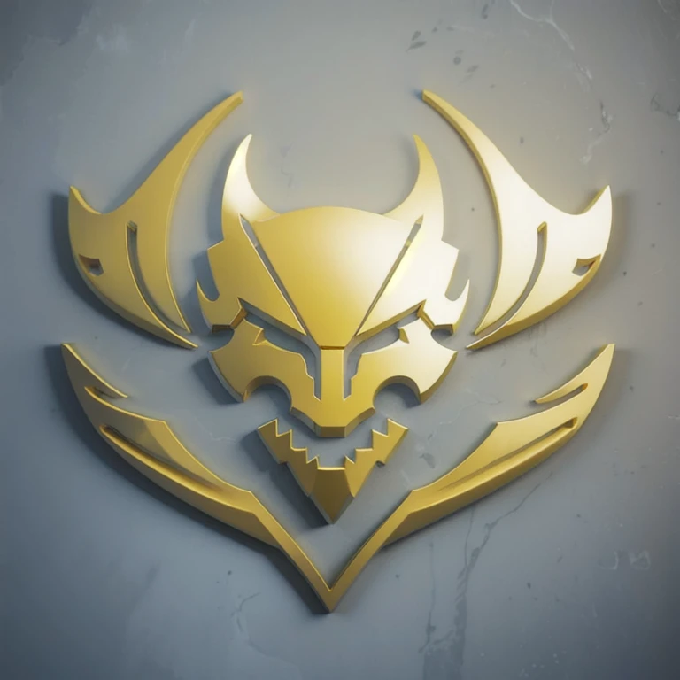 Organic logo using a robot head, simple for a metal faction in an RPG world, iron emblem, only gray color, resistant, adaptive, Symmetrical, chic, high qualiy, details always with square corners, com fundo branco