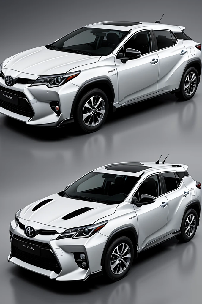 Generate a Toyota car, step model, year 2018