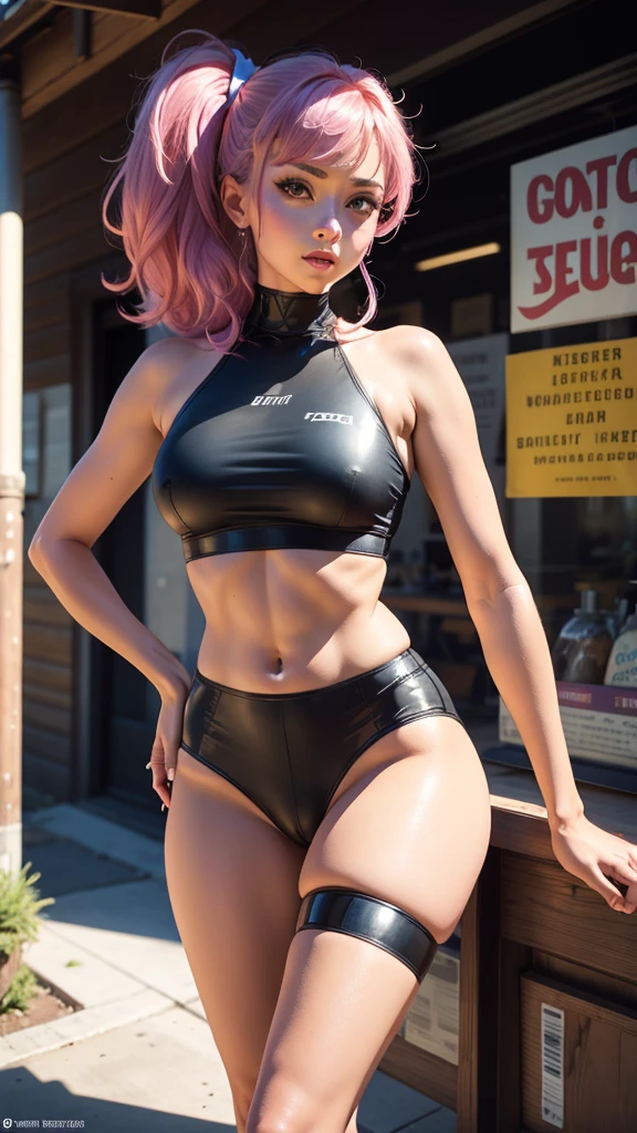 1girl,80,s, retro, 80's style, neon, old-school