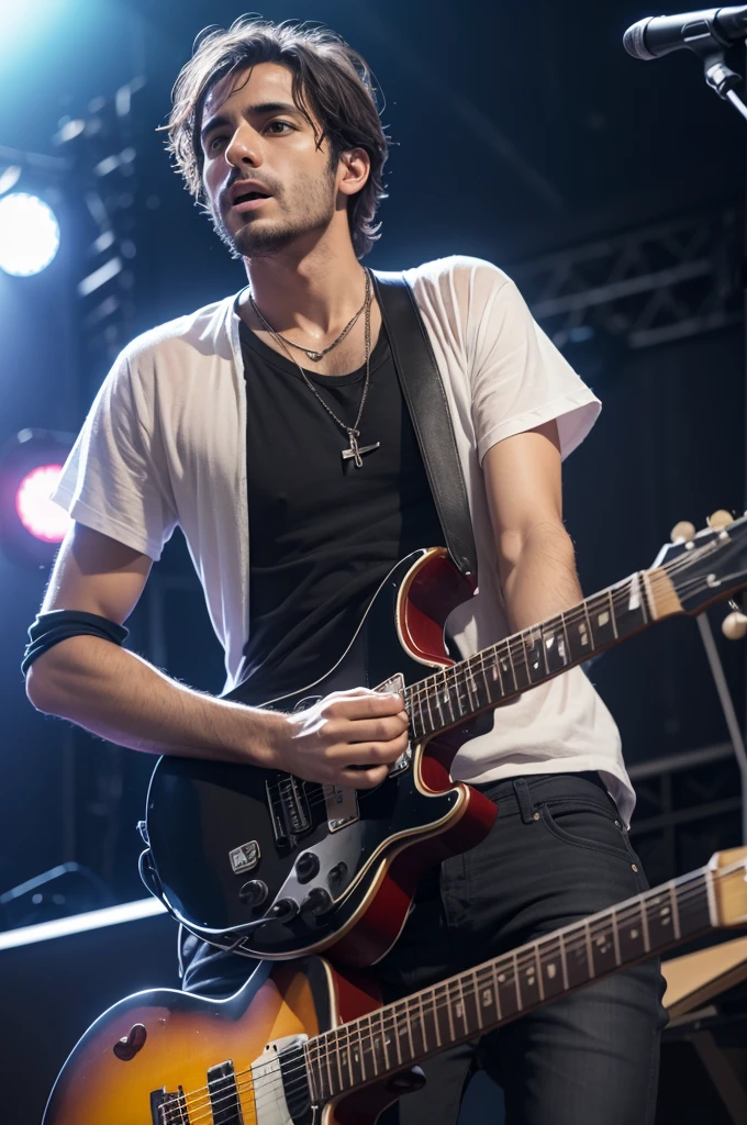 Pablo Marçal playing at an electronic festival 