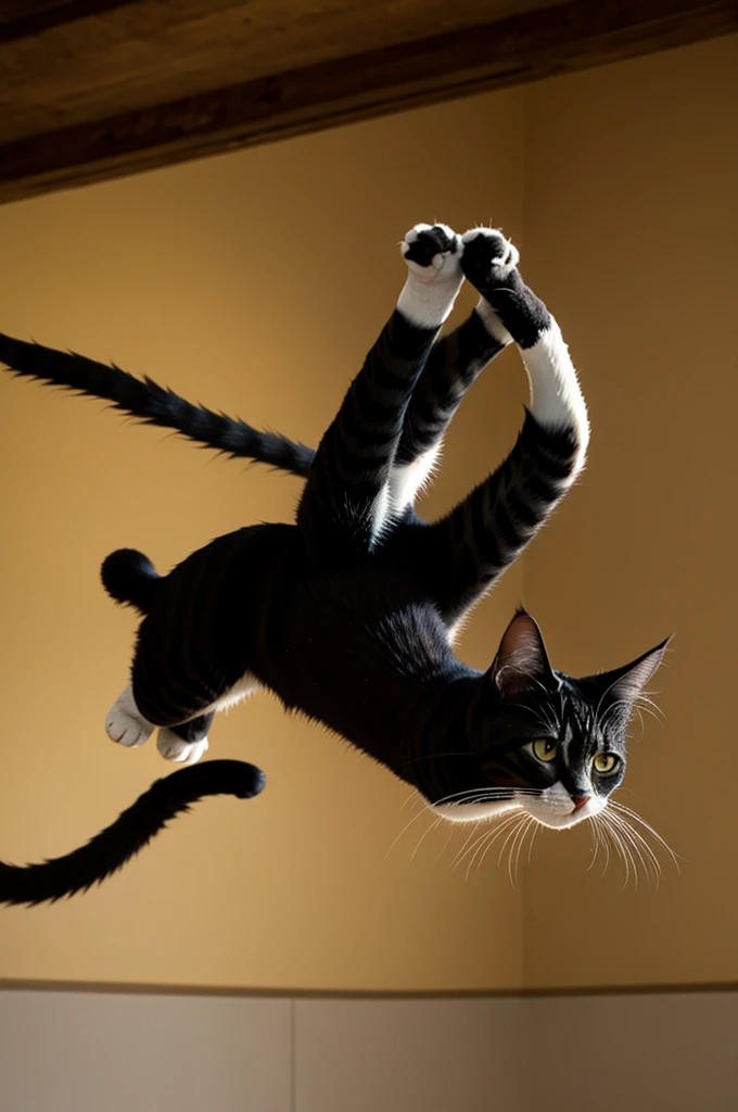 Flying cat