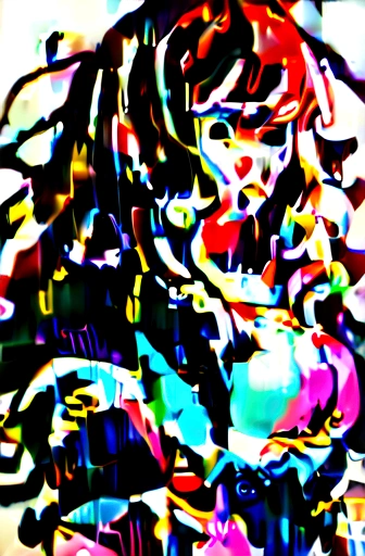 (Masterpiece, Photorealistic, high resolution), ((1girll):1.2), Korean, ((black wavy hair):1.3), (heterochromatic eyes:1.1,square glasses, Thick eyebrows, small moles under eyes), (Loose white shirt, black fitness shorts), ((medium of breast):1.2, enormous thigh), in office, Leather shorts,