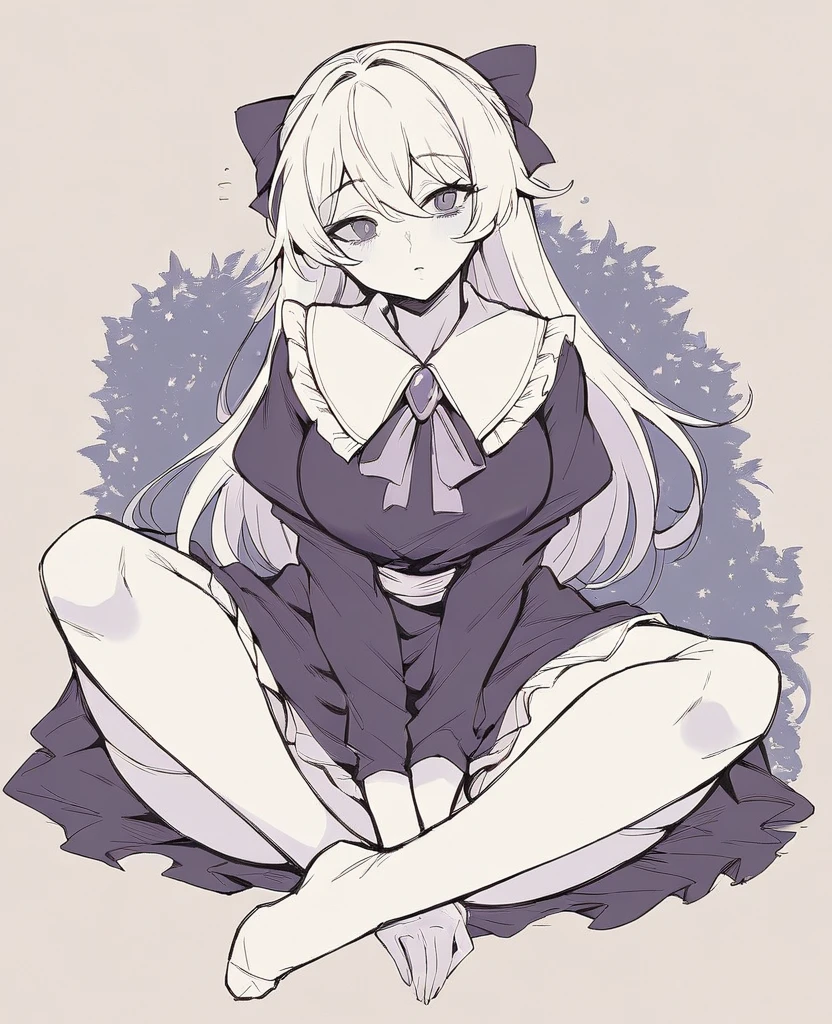 cute,sitting,white pantyhose,((cirno_touhou project)),cirno