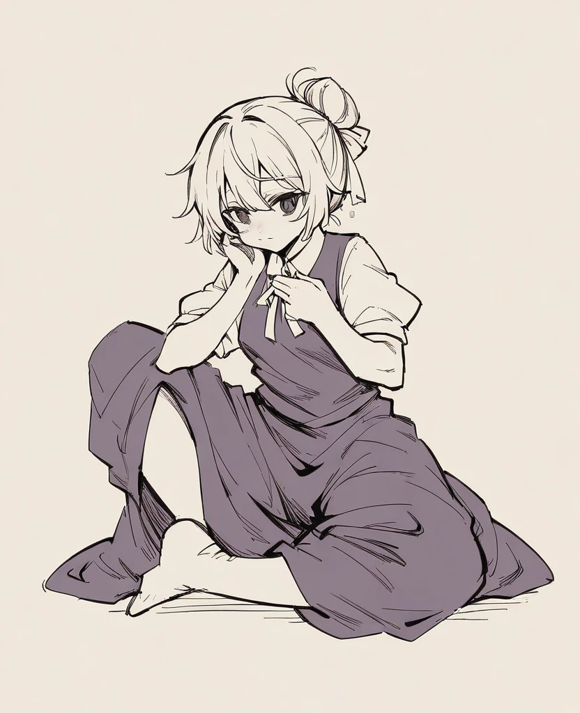 cute,sitting,white pantyhose,((cirno_touhou project)),cirno