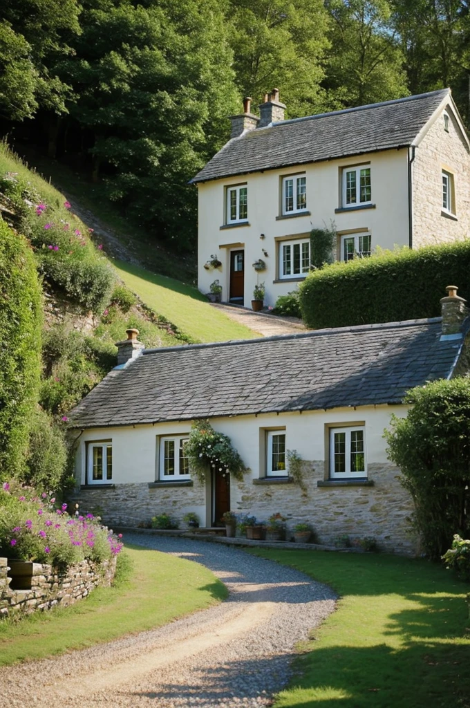 beautyfull hill cottage and rever