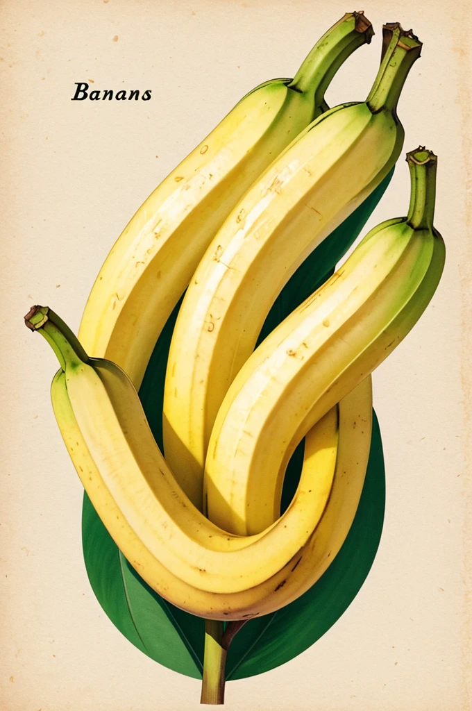 an illustration of bananas