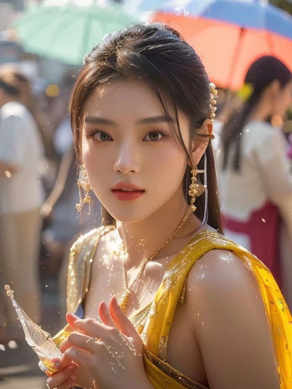 ผู้หญิงlong hairชาวเอเชียตะวันออกเฉียงใต้ที่มีใบหน้ากลม, Chest measurement 38 inches., Warm light, morning sun, long hair,black eyes,abdominal muscles, The body is beautiful and strong., thick hips, rounded chest, (digital painting, HDR, high contrast), 3d, 8K, 45,000,000 pixcls,Asian girl, Gorgeous Chinese model, Japanese model, beautiful asian woman, Japanese goddess, Very beautiful girl., beautiful young woman, very beautiful woman, Attractive and beautiful, sexy girl, Asian girl, beautiful female model, jaw-dropping beauty, Attractive, sexy, seductive face and body
