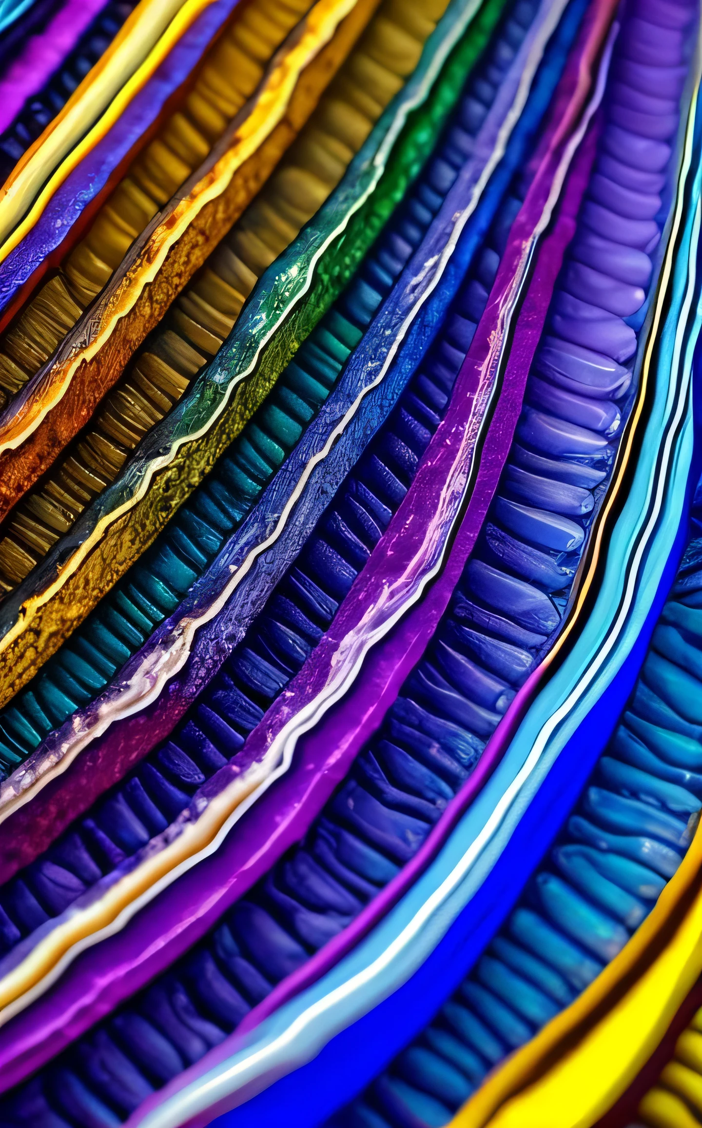 an intricate neural system made of agate and opal is shaping the figure of the Magus of Power himself, he is displaying his art with his tools, male, intelligence of transparency,dominant yellow, purple, gray and indigo rayed violet color tonality, fractal, brilliant colours, masterpiece, highly detailed, 4k resolution, 3d modelling, digital art