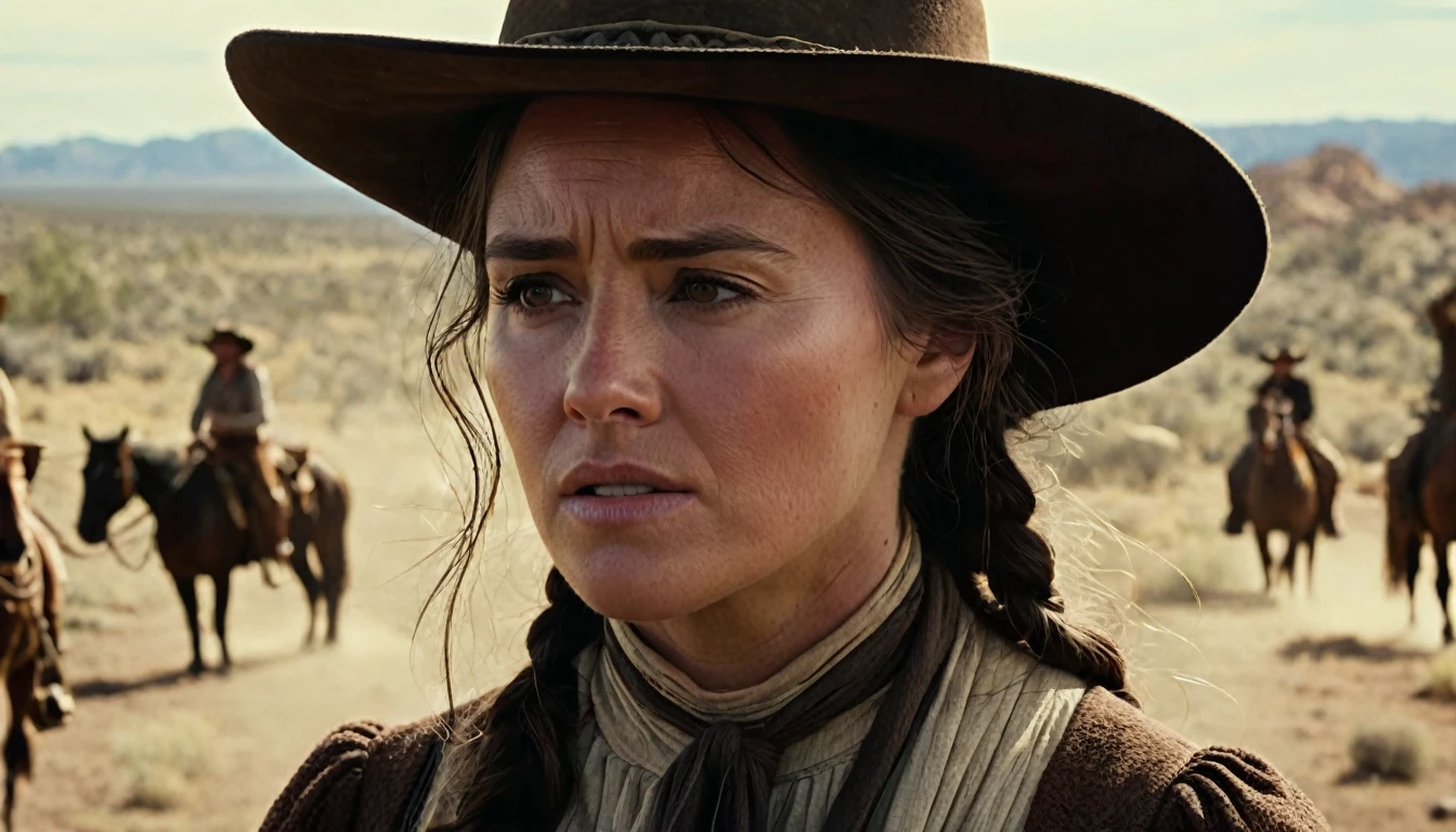 Create an image that illustrates this text: Her resilience in the face of adversity, her willingness to help others even when she herself barely had enough, inspired everyone around her. old West. high definition cinematic image.