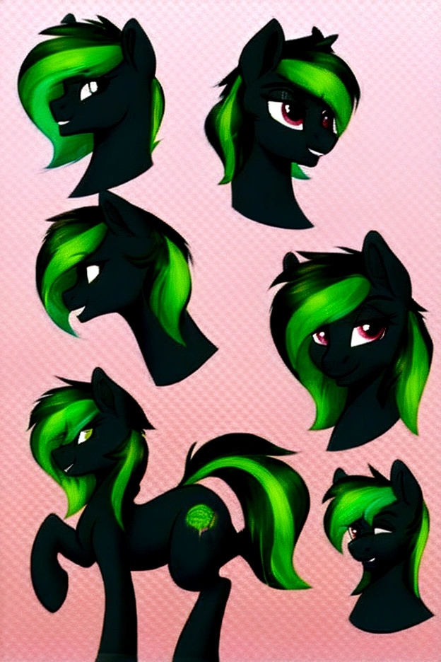 Mlp oc xbox green and black 