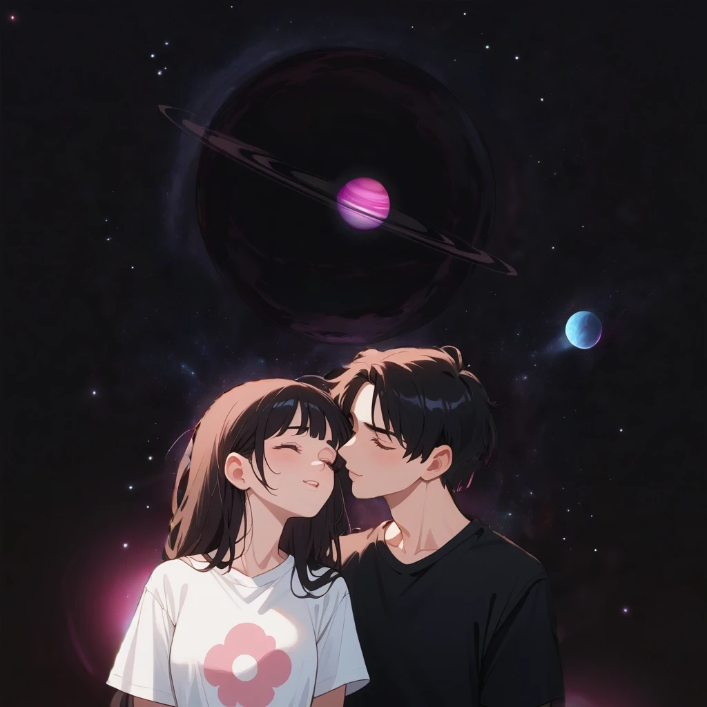 большая Pink Planet, Big planet, Pink Planet, space, vibrant glow, bright light, bright planet glows