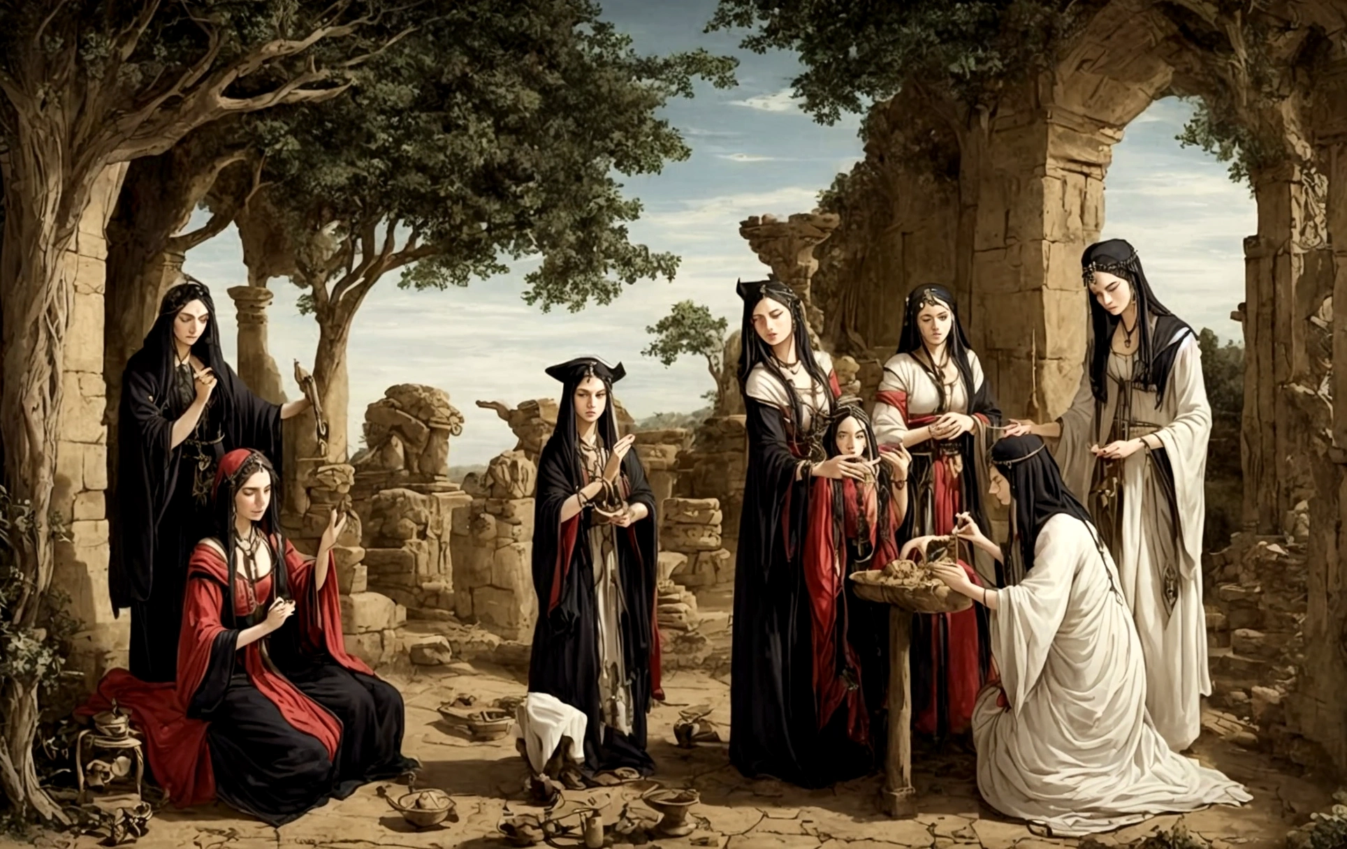 Ancient witches&#39; secret spells、The forgotten witch&#39;s spell resounds、Recreating an ancient ritual