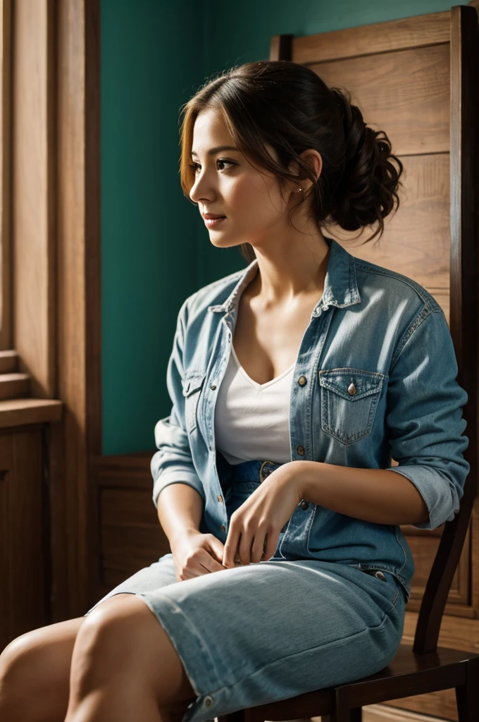 Young woman 30 years old, ((Masterpiece)), 