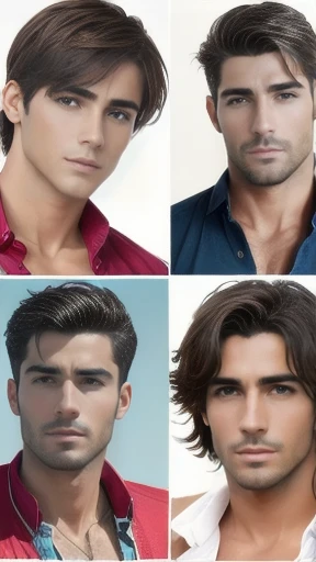 make a group of male Spanish heartthrobs