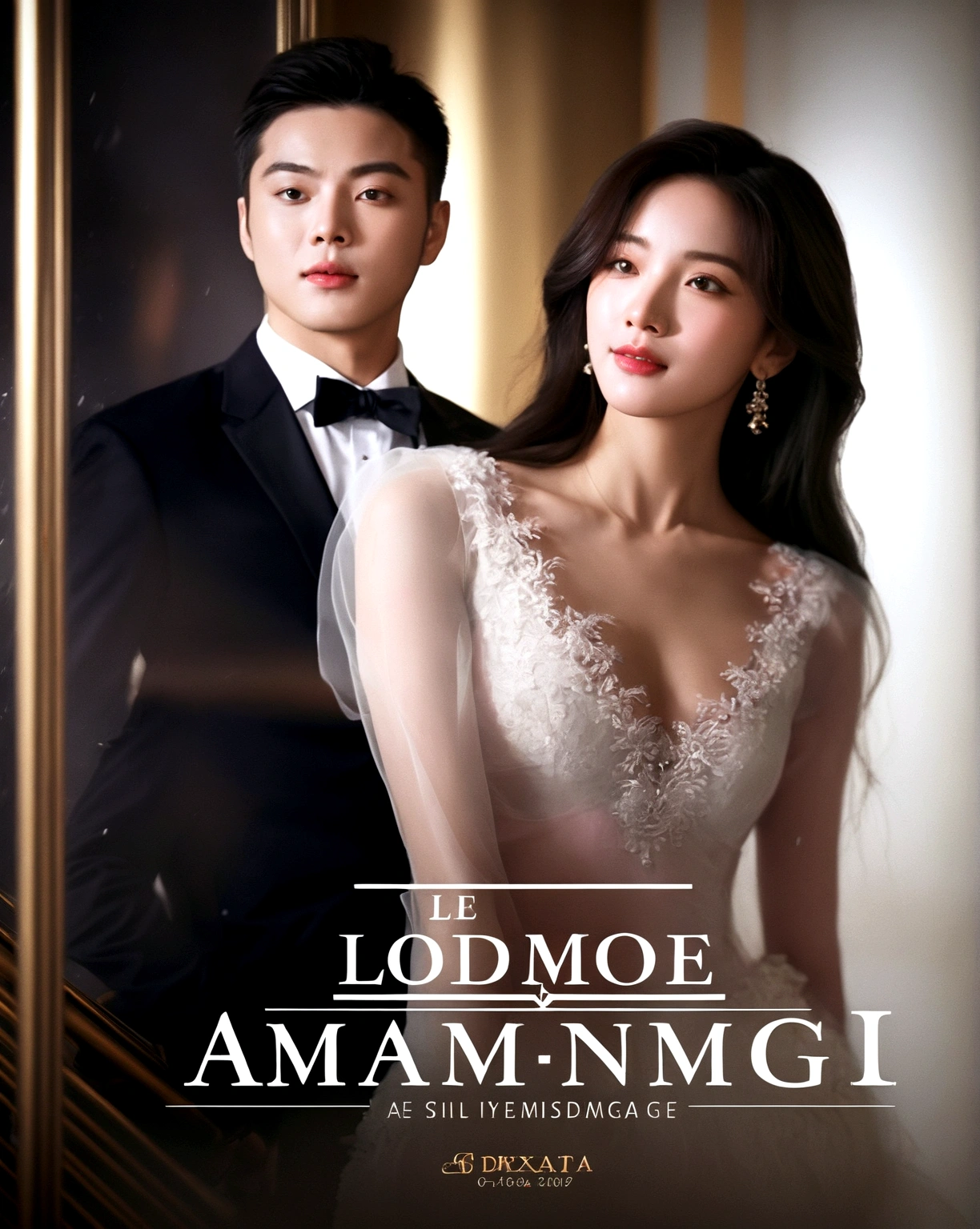 The cover features an elegantly dressed couple in a luxurious setting, like a mansion or a luxury yacht at sunset. The man is portrayed as a business tycoon, with an impeccable suit and a confident expression. The woman is stunning, wearing a stunning dress that reflects your beauty and independence. Ao fundo, elements of wealth such as sports cars, modern buildings or jewelry are subtle, evoking an environment of opulence and power. The color palette is generally muted, with shades of gold, pink or blue, creating a romantic and sophisticated atmosphere.





