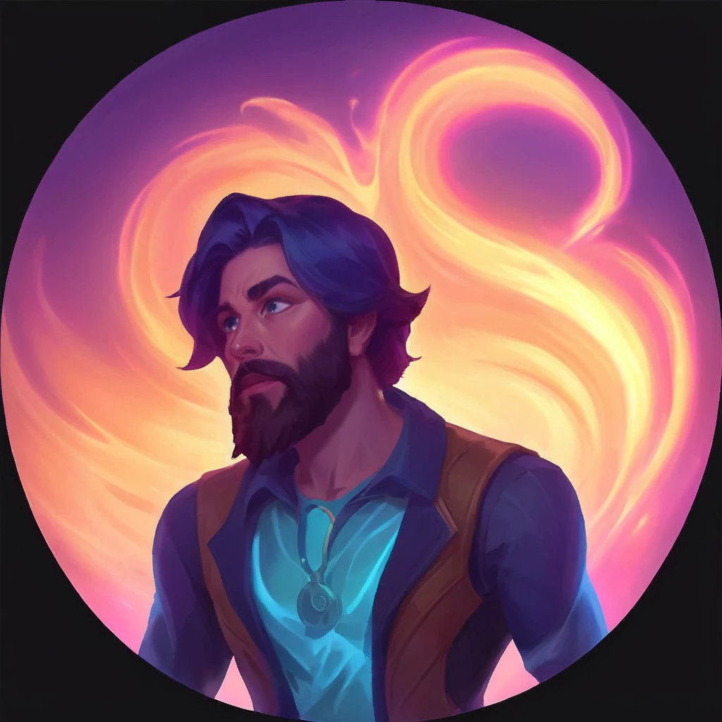 I want an icon of someone with anxiety, with an envious, envious look, a petty look