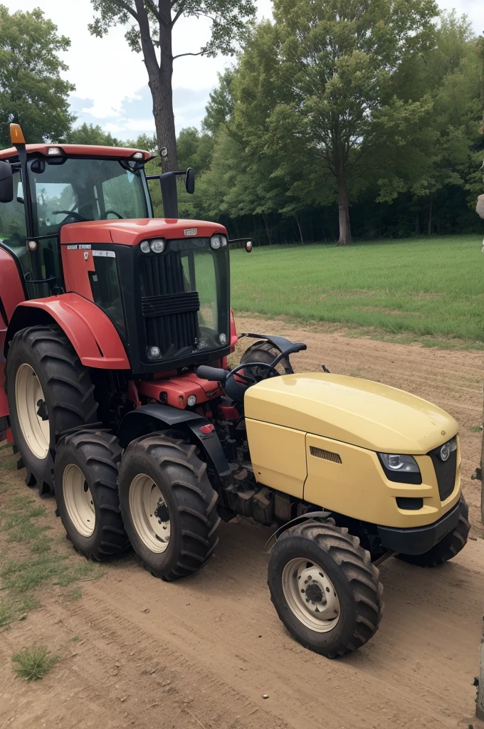 Tractor having sex