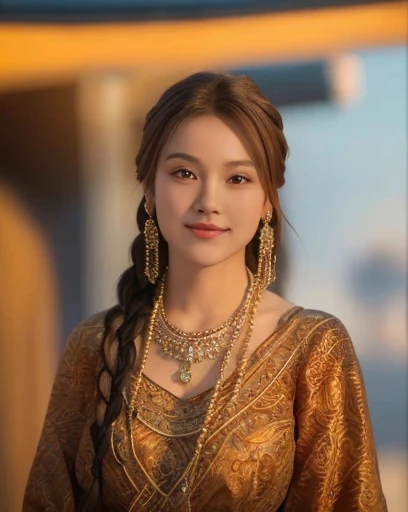 (ผู้หญิงlong hairชาวเอเชียตะวันออกเฉียงใต้ที่มีใบหน้ากลม วัดรอบหน้าอก 38 นิ้ว,)) Warm light, morning sun, long hair,black eyes,abdominal muscles, The body is beautiful and strong., thick hips, rounded chest, (digital painting, HDR, high contrast), 3d, 8K, 45,000,000 pixcls,Asian girl, Gorgeous Chinese model, Japanese model, beautiful asian woman, Japanese goddess, Very beautiful girl., beautiful young woman, very beautiful woman, Attractive and beautiful, sexy girl, Asian girl, beautiful female model, jaw-dropping beauty, Attractive, sexy, seductive face and body