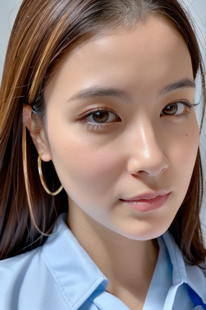 ((Highest quality)), ((masterpiece)), (detailed),Perfect Face,Japanese,Female doctor,White,Mature Woman