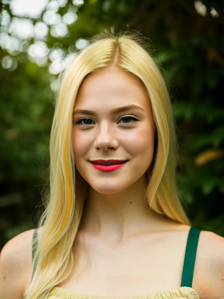 Realistic photo of a beautiful 3ll3f4n woman, 1girl, solo, long hair, looking at viewer, smile, (((blonde hair))), shirt, upper body, smile, blurry, lips, makeup, blurry background, lipstick, realistic, red lips, soft lighting, professional Photography, Photorealistic, detailed, RAW, analog, sharp focus, 8k, HD, DSLR, high quality, Fujifilm XT3, film grain, award winning, masterpiece