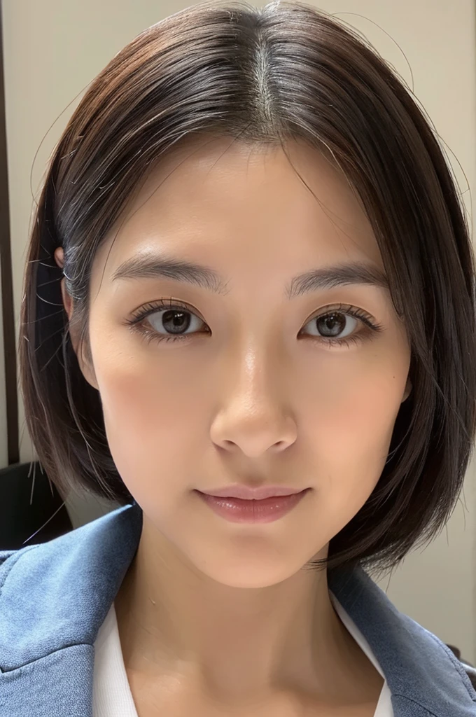 ((Highest quality)), ((masterpiece)), (detailed),Perfect Face,Japanese,Female doctor,White,Mature Woman
