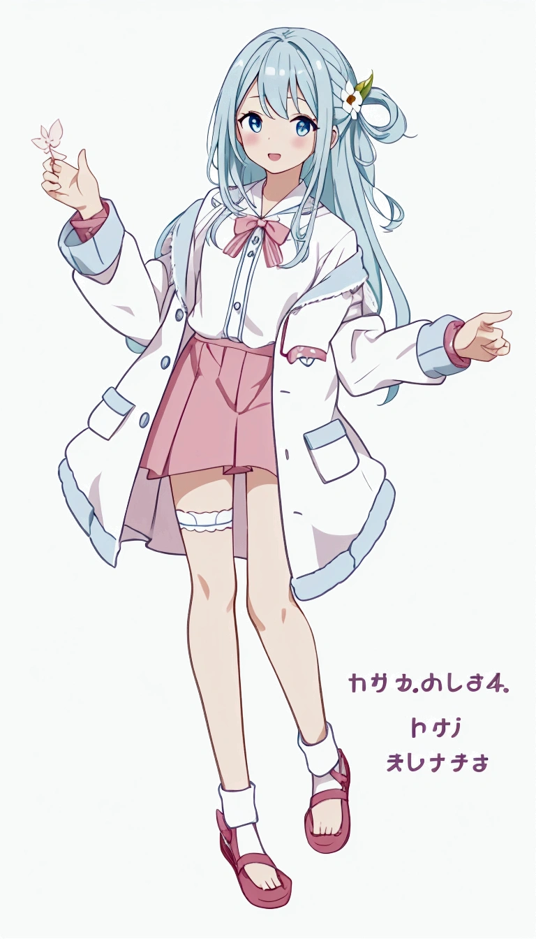Character portrait、White background