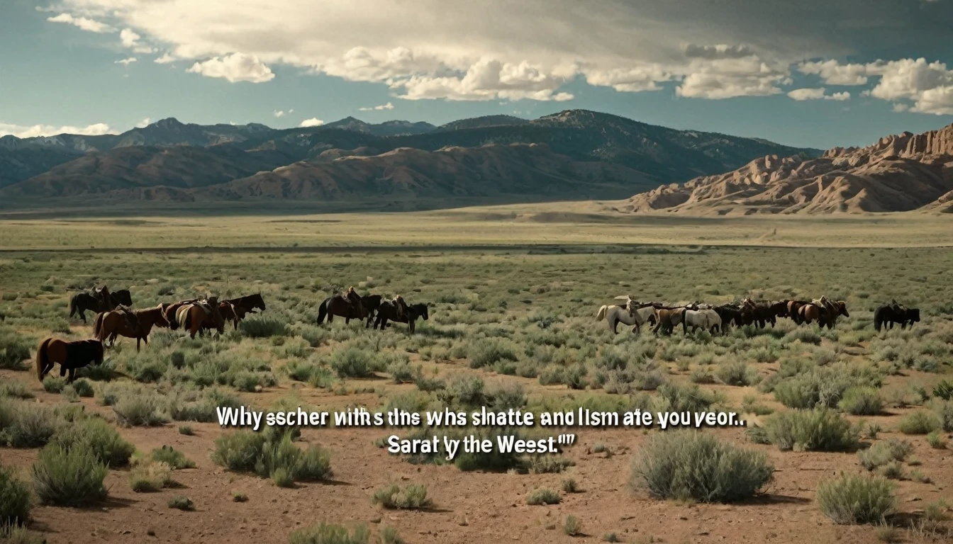 Create an image that illustrates this text: With shelter secured, Sarah turned her attention to the land. The valley floor was rich but untamed. old West. high definition cinematic image.