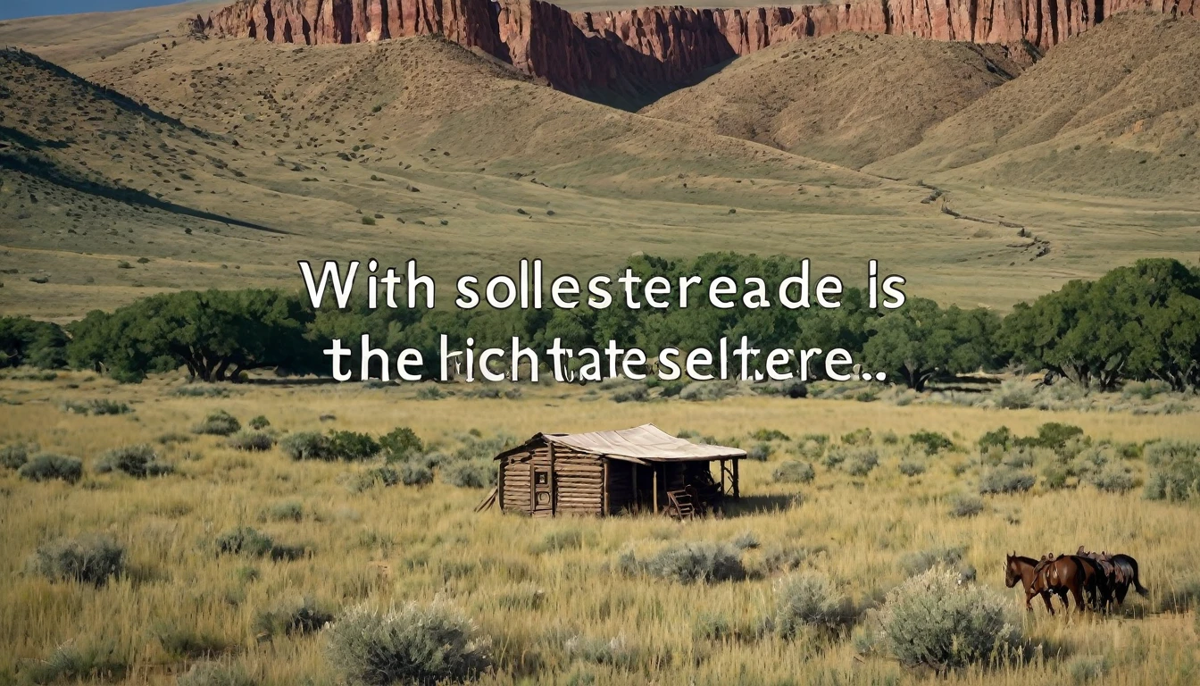 Create an image that illustrates this text: With shelter secured, Sarah turned her attention to the land. The valley floor was rich but untamed. old West. high definition cinematic image.