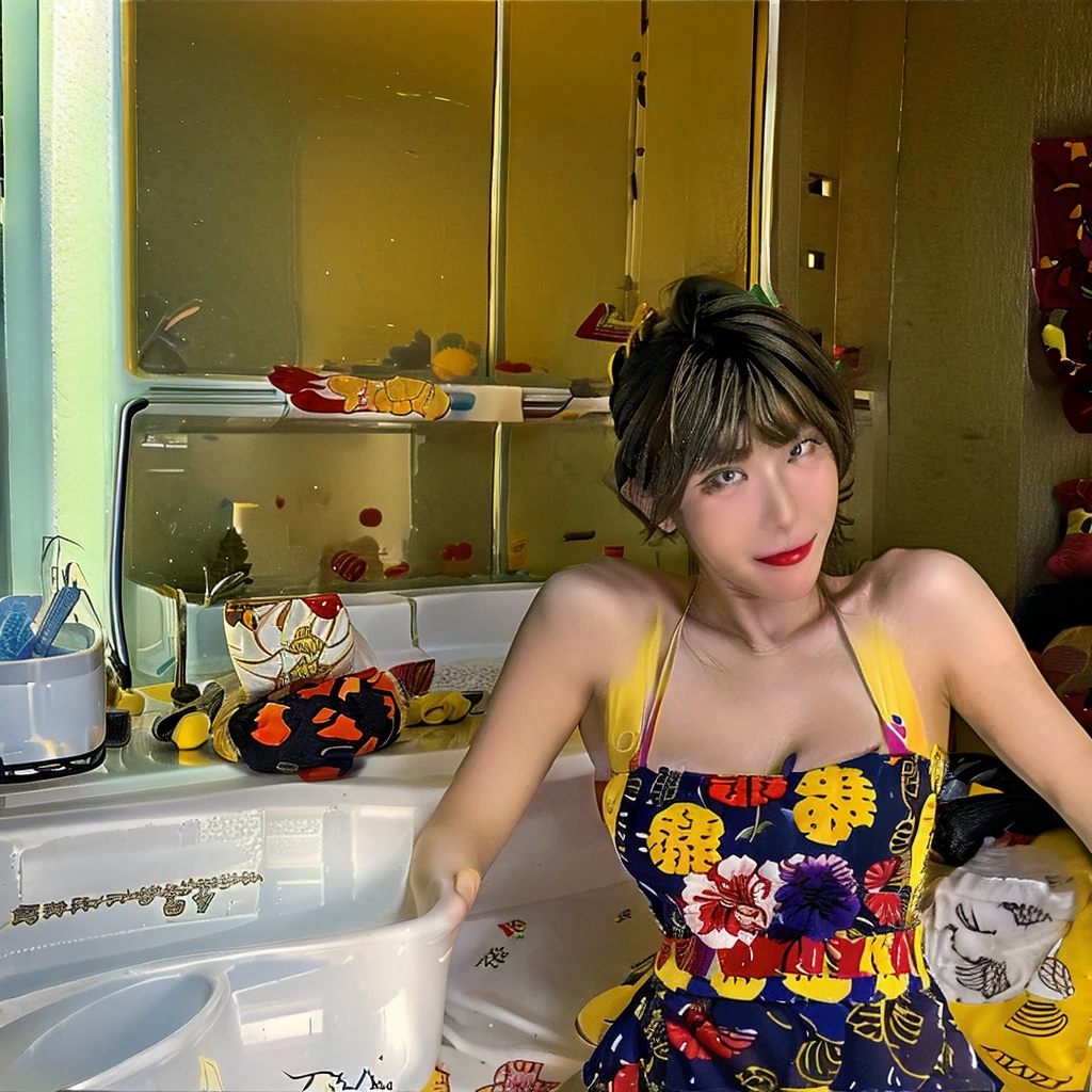 Ahegao、Noodles、cute、beautiful girl、10th Generation、Short Bob