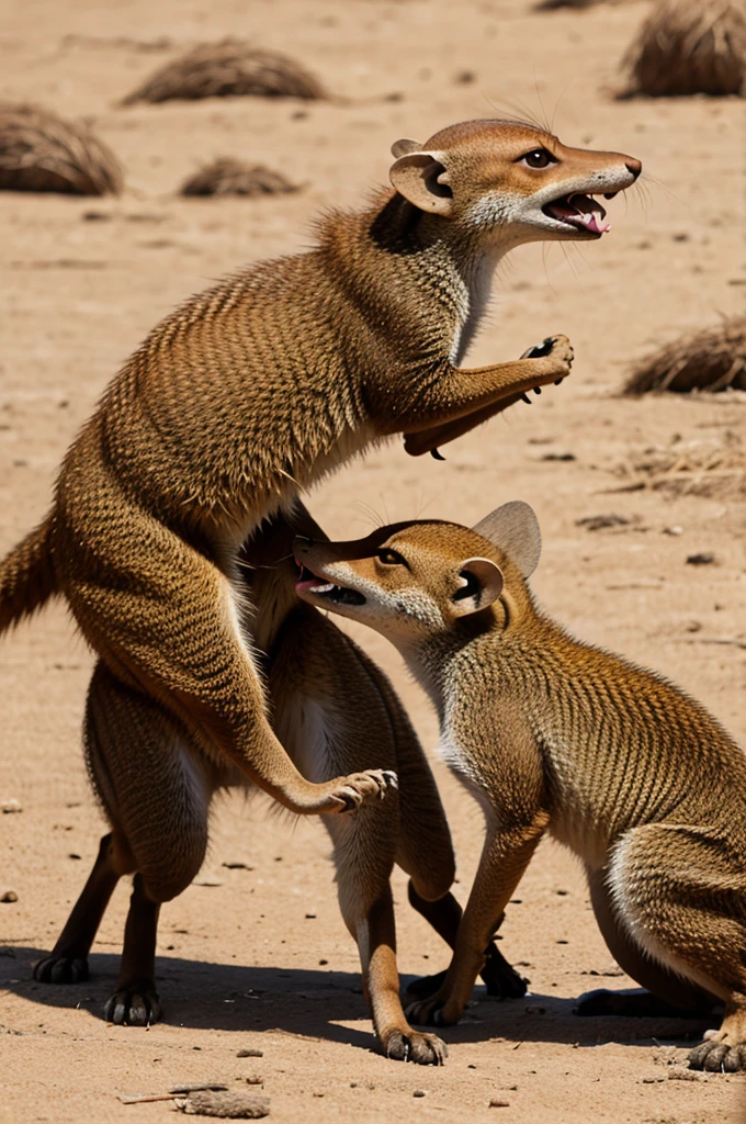 Mongoose fight with sneak 
