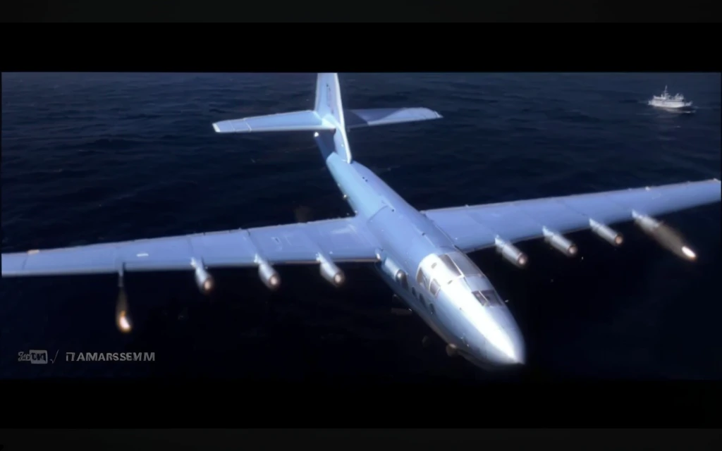 a beautiful sea plane flying over the ocean, detailed propeller engine, reflections in the water, dramatic cloudy sky, vibrant blue ocean, sun glare, photorealistic, cinematic, muted colors, soft lighting, (best quality,4k,8k,highres,masterpiece:1.2),ultra-detailed,(realistic,photorealistic,photo-realistic:1.37)