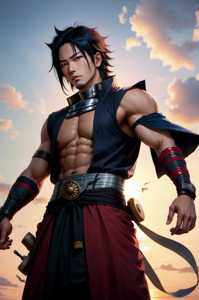 A majestic image of Sasuke, majestic and majestic  