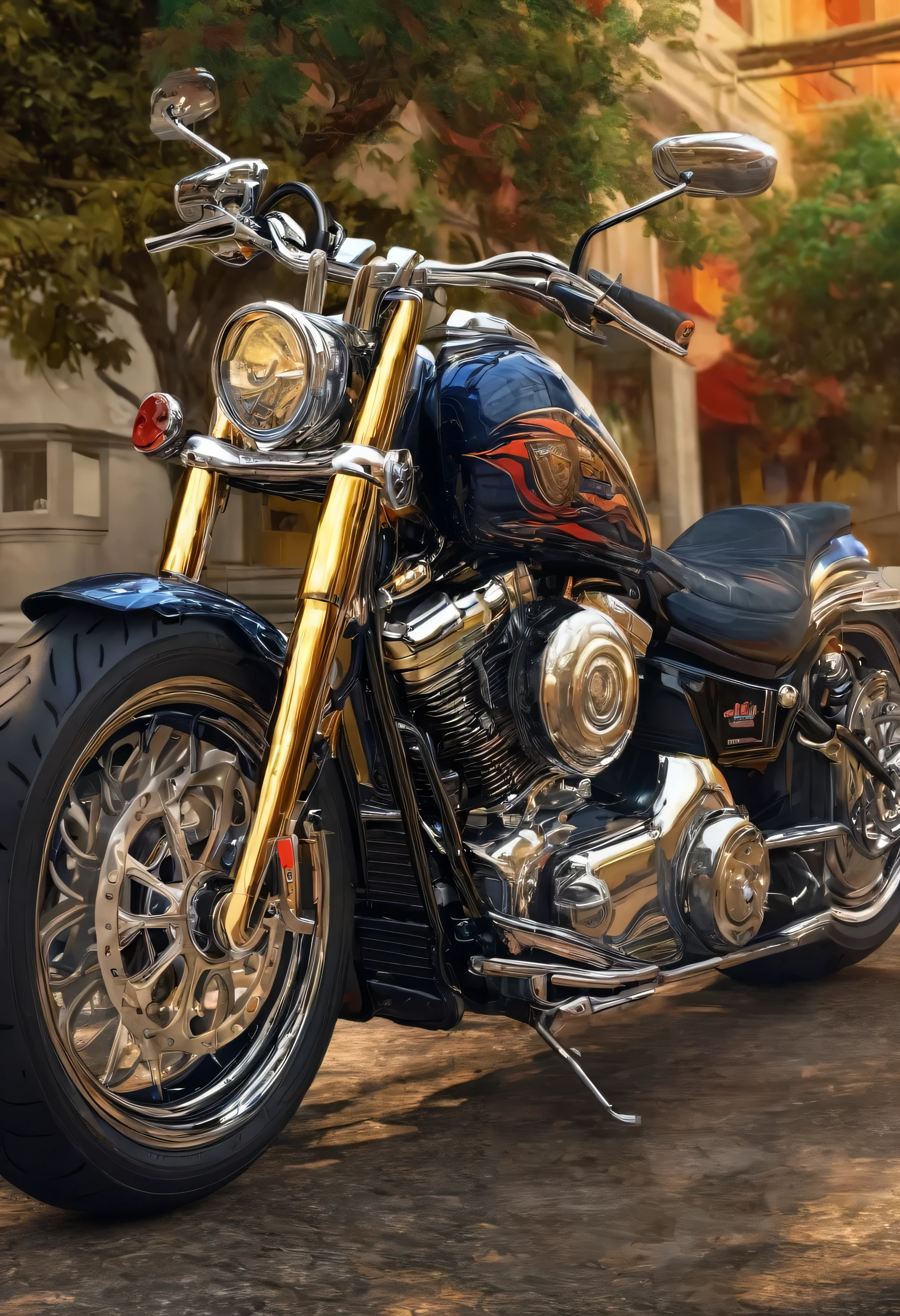 a redraw of Laurence bedard sitting on the motorcycle, 8k, hyperdetailed, highly realistic, photorealistic, extremely detailed, intricate details, sharp focus, masterpiece, stunning lighting, cinematic lighting, dramatic lighting, warm colors, vibrant colors, high quality, impressive details, studio lighting, physically-based rendering, impeccable rendering, digital painting