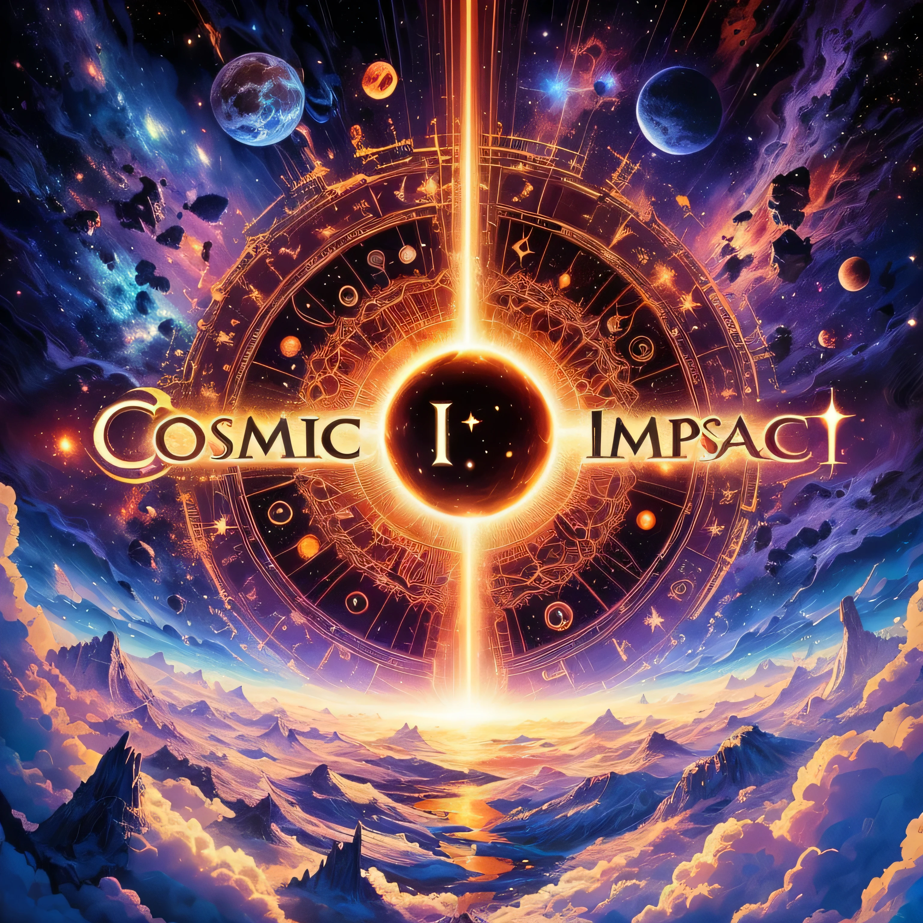 the cósmico impact movie poster, cósmico lsd poster art, cósmico imagery, cósmico universe, telón de fondo del cosmos, cósmico space, cósmico ambient, cósmico artifacts, cósmico energy, epic cosmos, cósmico, cósmico apocalypse, cósmico landscape, cósmico integration, cósmico background, en el cosmos, cósmico colorful ultima moongate, obra de arte oficial, cósmico horror concept art, humanity like cósmico structure