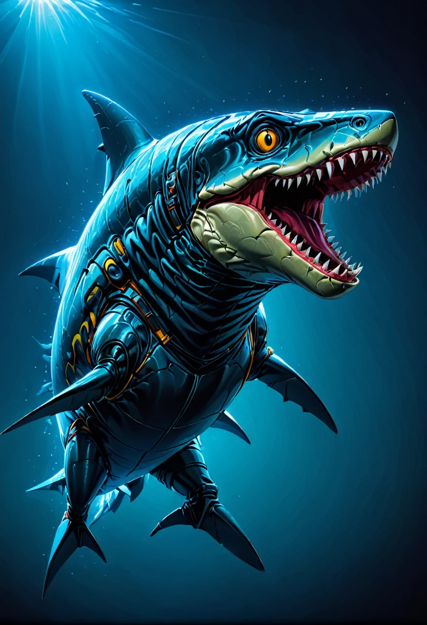 fmb  SHARK and DINOSAUR HYBRID