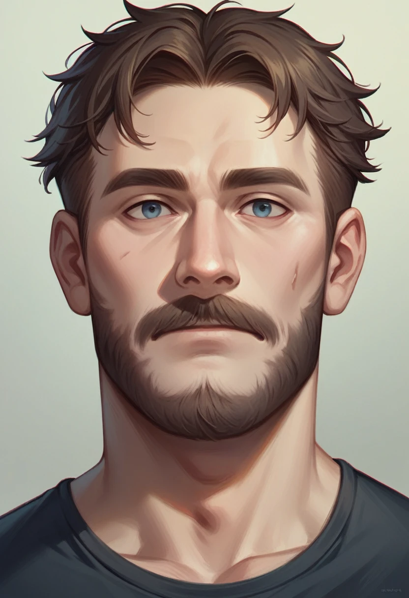 (oilsketch) of (one male), (looking at viewer), (portrait:1.5) (headshot:1.5),
Very detailed manly face, heroic, detailed realistic open black eyes, (muscular:1.5), (big muscles), (massive pecs), (hairy pecs), narrow waist and hips, (mahogany hair), (slight smile).
<lora:oilsketch:1>