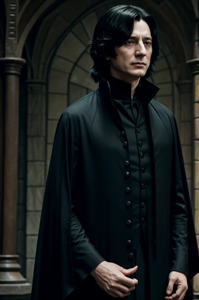 Jungkook disguised as Severus Snape