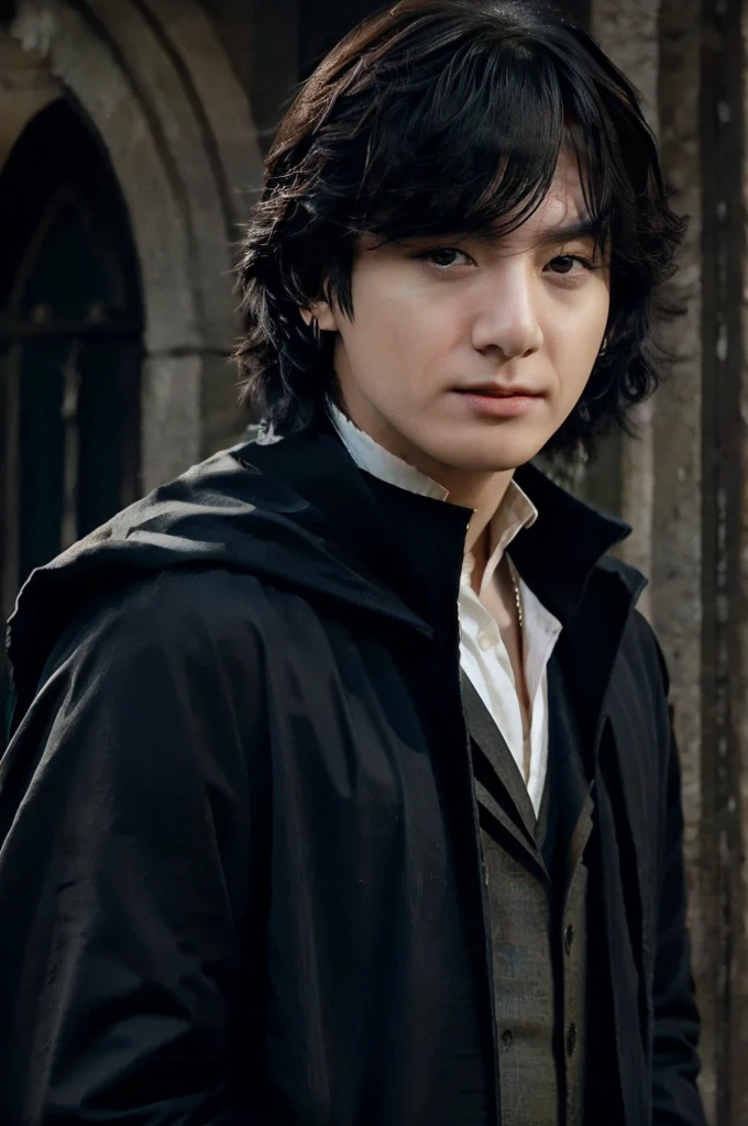 Severus Snape con la cara de Jungkook de Bts