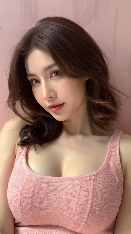realistic:1.2 ,pink transparent half-opened transparent ultra hot sexy girl 、detail skin texture ,sitting on the bed、((highest quality, 8k, masterpiece :1.3)), whole body, sharp focus :1.2, beautiful woman with perfect figure :1.4, thin abs :1.2, ((dark brown hair, big breasts :1.2)), Highly detailed face and skin texture, adults movies actress , small bust, ((30 generation women:1.5)),