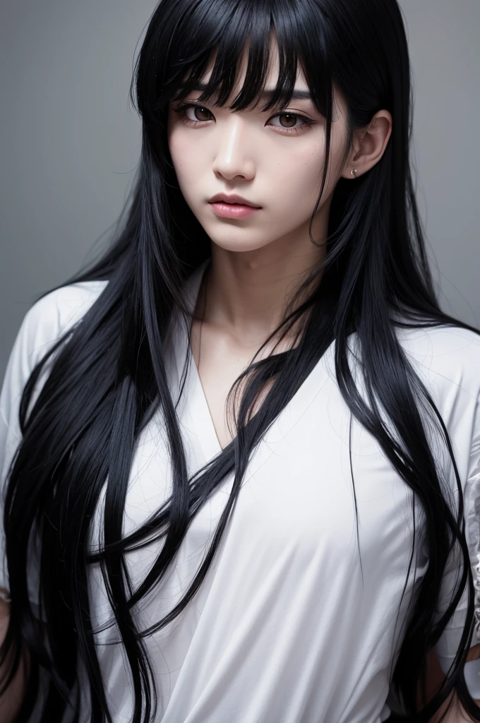 king of discord with one with long black hair and bangs