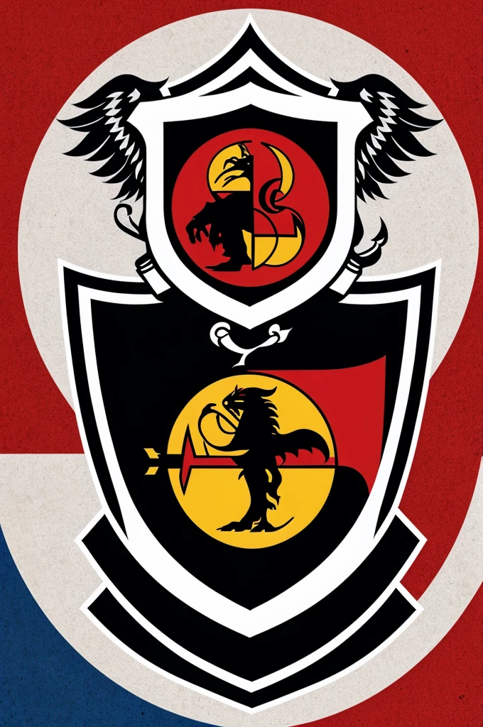 Shield of a team called Leverkusen kõvenchi and with modern touches 