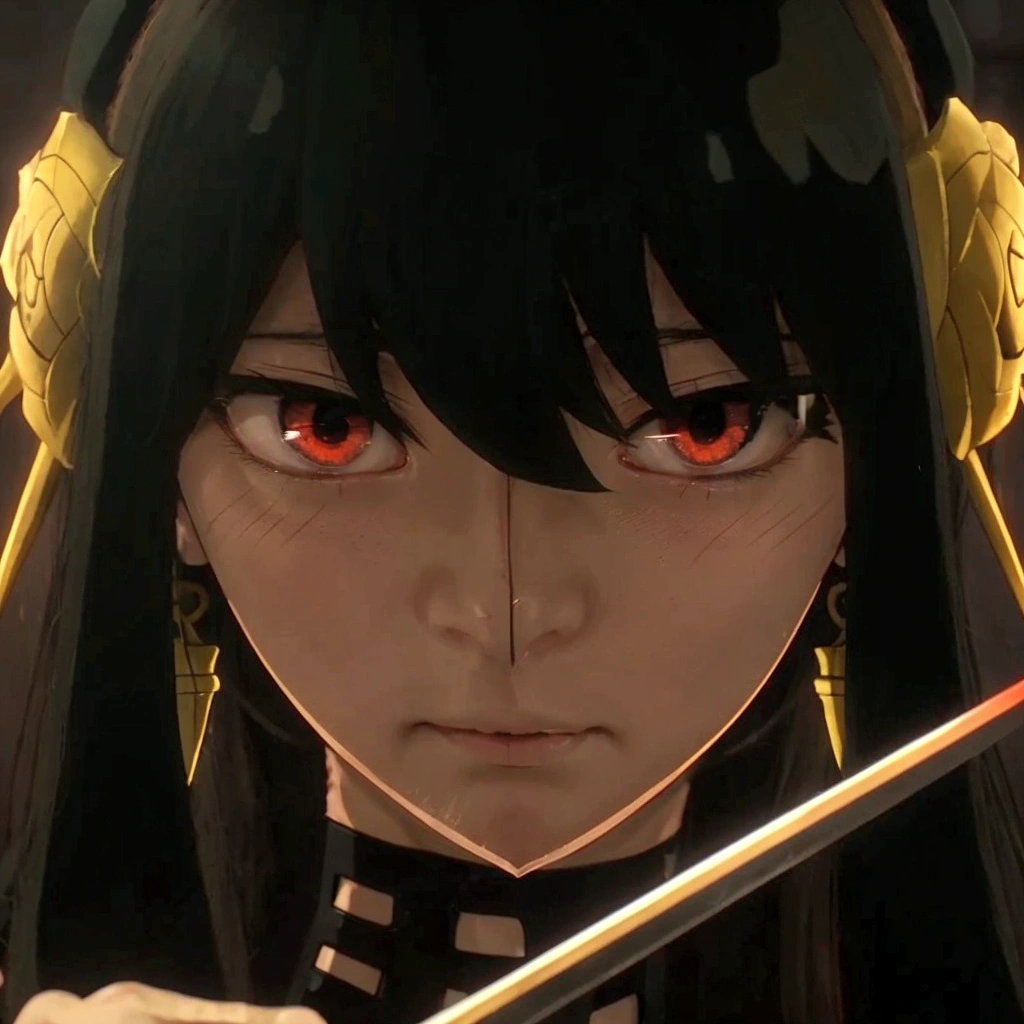 anime girl with red eyes holding a sword in front of her face, albedo from the anime overlord, shalltear from overlord, today's featured anime still, screenshot from the anime film, screenshot from guro anime, still from anime, albedo from overlord, 2 0 1 9 anime screenshot, in the anime film