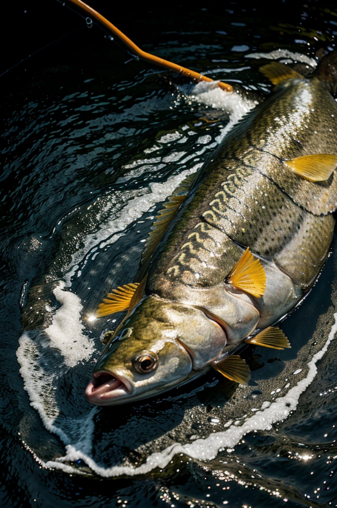 Fishing, logos, 4k.