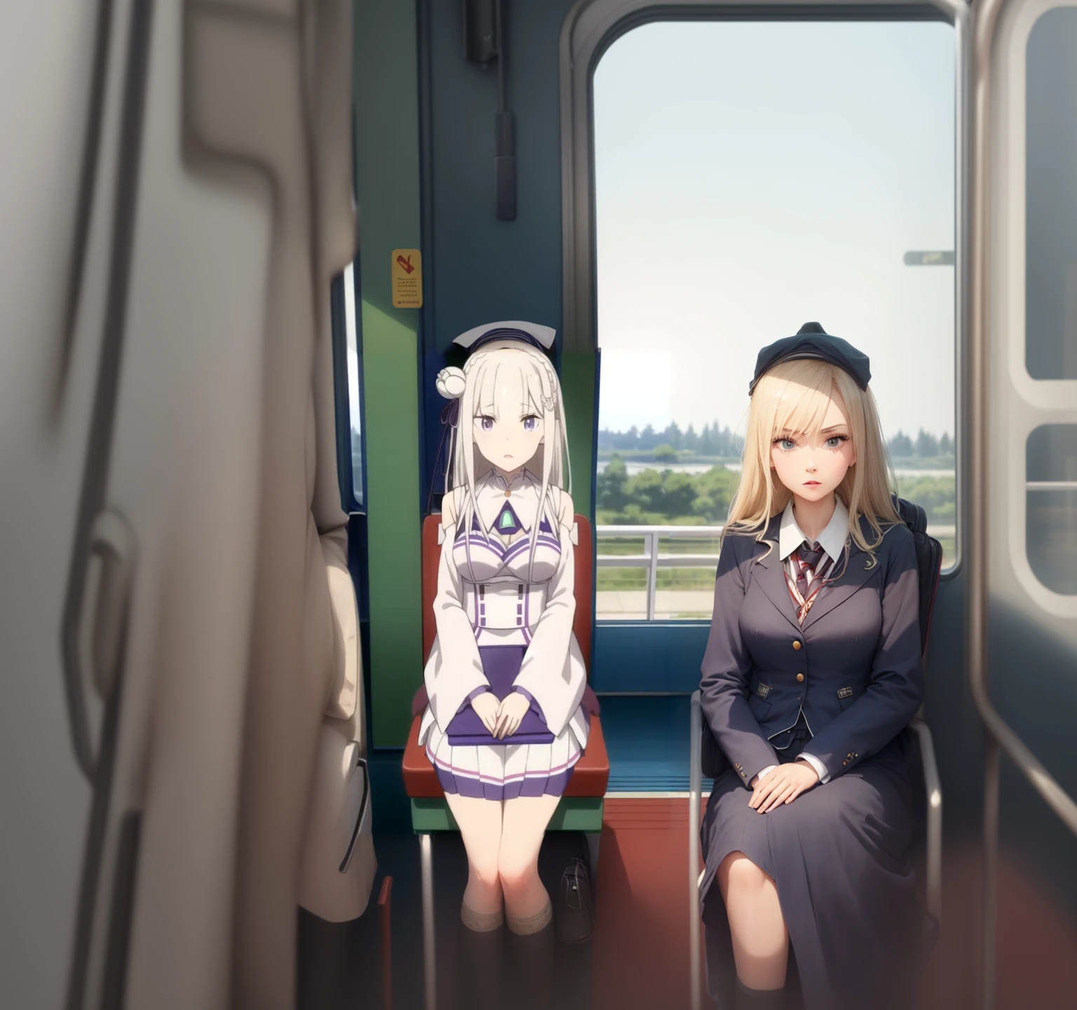 exhibitionist, train,