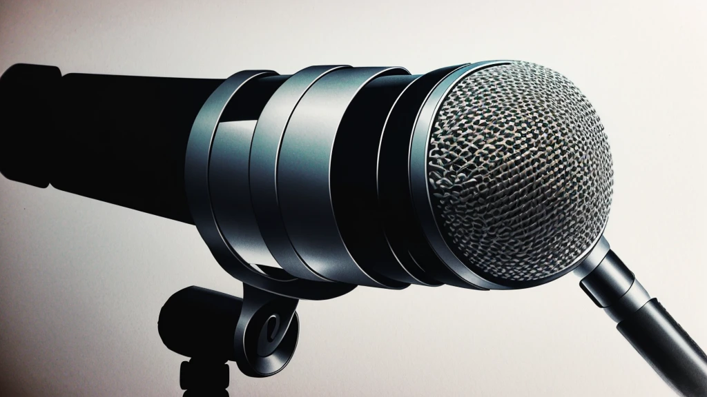 DRAWING OF A MICROPHONE