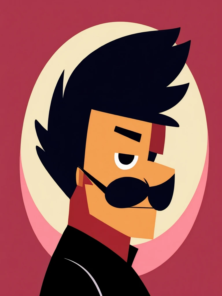 profile pic, cartoonized, naughty man
