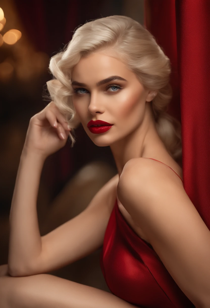 (Best Quality,4k,8K,hight resolution,Masterpiece:1.2),Ultra-detailed,(Realistic,Photorealistic,photo-realistic:1.37),Daenerystargaryen,beautiful detail eyes,beautiful detailed lips,Extremely detailed eyes and face,long eyelashes,hair Blondes Targaryen's,provocative outfits,Eroticism,sexuality on Red Square,illustartion,Contrasting colors,nighttime,city lights,Dmnaya atmosphere,glamorous,haute couture,Confident postures,Playful expressions,Eye-catching fashion accessories,red lipstick,Perfectly styled hair,Flawless make-up,Modern furniture,city backdrop,Imposing architecture,neon signage,vibrant color palette,soft-lighting,Subtle shadows,Seductive images,Attention to small details,Immersive Experience,Emphasize feminine beauty,Expressive gestures,abuse,Celebration of femininity.