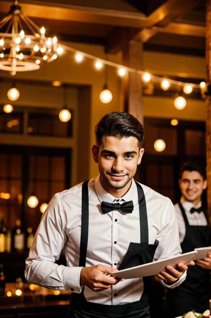 Waiter working at a party