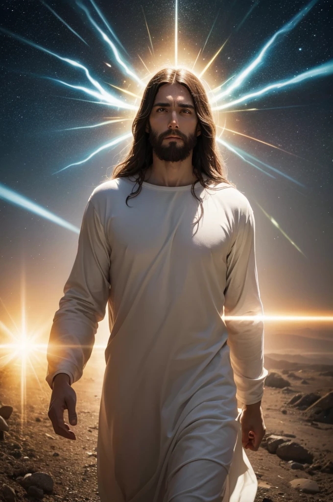 Jesus Christ runs through the eons and exceeds the speed of light